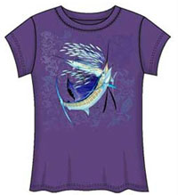 Guy Harvey - Ladies Paisley Sails Crush T-shirt