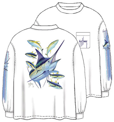 Guy Harvey - Marlin Yellowfin Long Sleeve T-Shirt