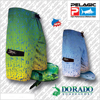 Pelagic - Dorado Boardshorts in Blue or Green