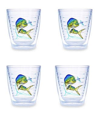 Guy Harvey - Dolphin Fish Tervis Tumbler 12oz - Set Of Four