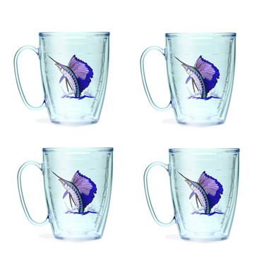 Guy Harvey - Sailfish Tervis Tumbler 15oz - Set of Four