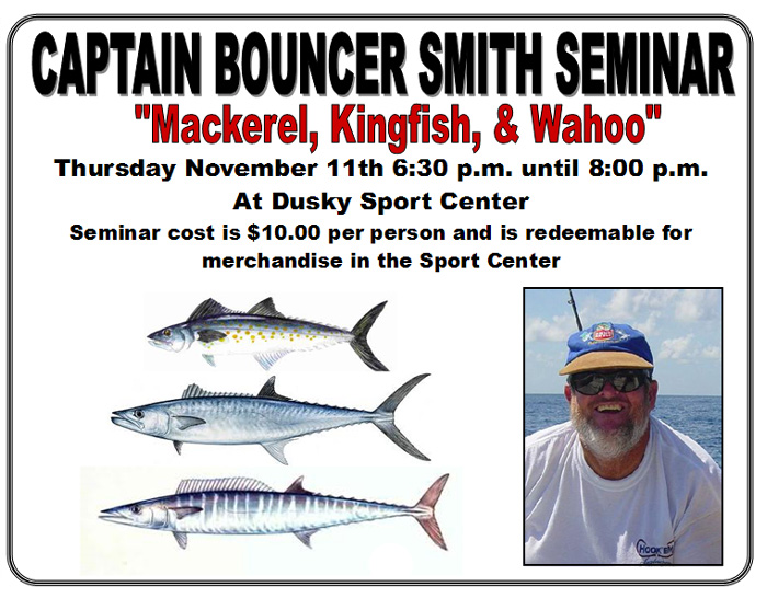 Bouncer Smith Swordfish Seminar