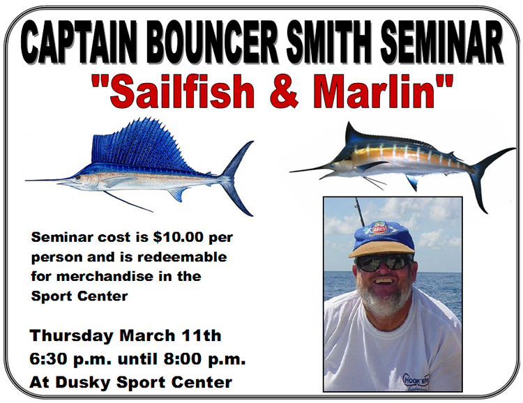 Bouncer Smith Swordfish Seminar