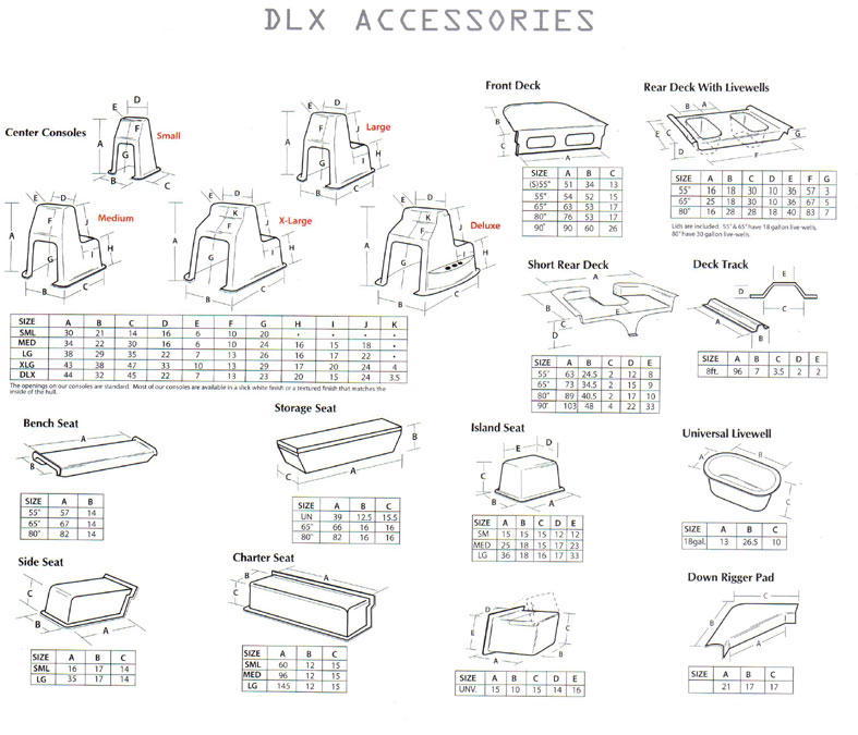 Dusky Sport Center - Kit Boat Hulls and Parts - J12, J14, J16