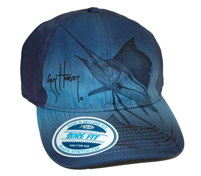 Guy Harvey - Underwater Sail Hat in Navy