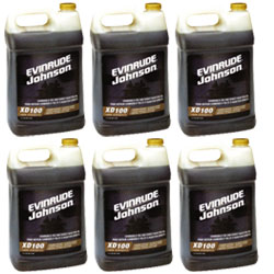 Evinrude/Johnson XD100� oil - 6 Gallons