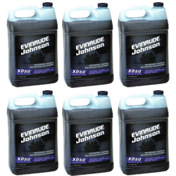 Evinrude/Johnson XD50� oil - 6 Gallons