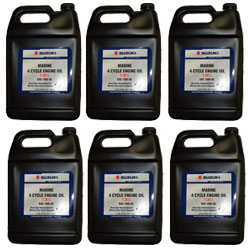 Suzuki Marine 4 Cycle Engine Oil - 6 gallons