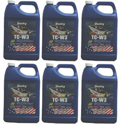 Dusky TC-W3 - 2 Cycle Premium Engine Oil - 6 Gallons