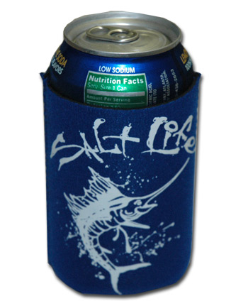 Salt Life - Sailfish Can Koozie Royal Blue or Black