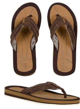 Guy Harvey - Black Marlin Sandal