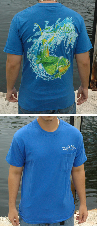 Salt Life - Mahi Gaff Short Sleeve Tee - Royal Blue