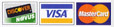 we accept Visa, Master Card, American Express, and Discover