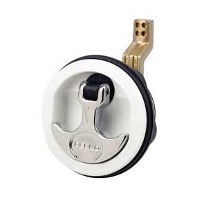 Perko 0932dp1wht White Marine Flush Latch Kit PERKO PERKO® Non