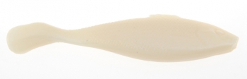 Berkley Gulp! Saltwater Pogy Soft Bait | Silver Mud Color, 3 Inch (8cm), 8 Pack, Paddle Tail For Fishing