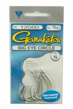 Gamakatsu - Big Eye Circle Hooks - Size 6/0, 5 pack - $11.95 - 414