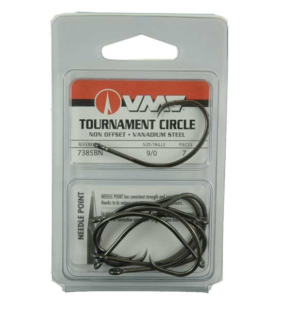 VMC - Tournament Circle Hooks - 9/0, 7 pack - $4.95 - 7385BN-90-PP