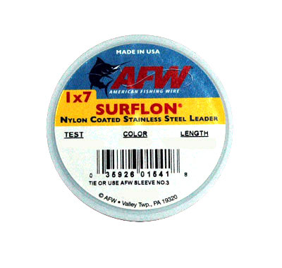 AFW Surflon Nylon Coated Stainless Steel Leader - $2.95 - $5.95